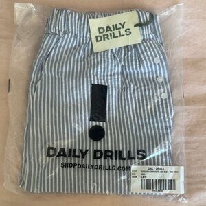 Daily drills seersucker pants